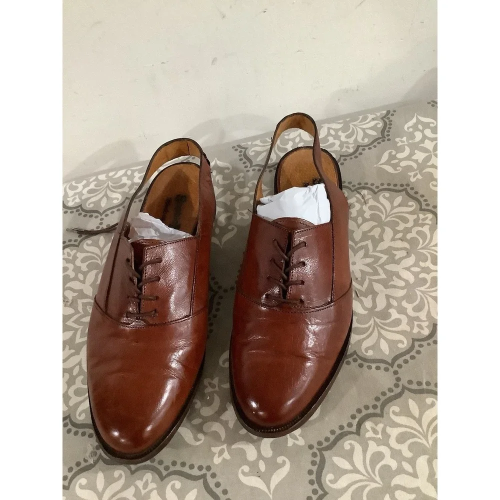 Lavorazione Artigianale Mens Shoes,  Brown Leather, Size 40 Beautiful